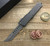 Microtech Marfione Hellhound Custom Combat Troodon CF Vegas Forge Herringbone Damascus