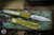 Microtech UTX-85 OTF Automatic Knife Green D/E 3\" Dagger Stonewash Serrated 232-11APOD