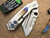 Skike Custom Knives  Space Fighter Milled Satin CPM-20CV