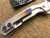 Skike Custom Knives  Space Fighter Milled Satin CPM-20CV