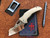 Borka Blades/Mike Bond Ti2 Design "Shylock" Celtic Etch Contour Titanium CPM-154 Satin Polish Rock Grind