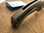 Borka Blades/Mike Bond Ti2 Design "Shylock" Celtic Etch Contour Titanium CPM-154 Satin Polish Rock Grind