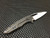 MICROTECH MARFIONE CUSTOM KNIVES SIGIL BB TITANIUM BLUE HARDWARE MIRROR POLISHED