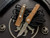 Microtech UTX-85 Tan OTF Stonewash Tanto 233-10TA