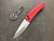 Kershaw Launch 2 Red Auto Knife 3.4" Stonewash