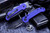 Microtech LUDT Automatic Folding Knife Purple 3.4" Black Serrated 135-2PU