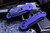 Microtech LUDT Automatic Folding Knife Purple 3.4" Black Serrated 135-2PU