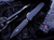 Microtech Cypher Black OTF Smooth Handle DE Black M390 242S-1
