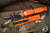 Microtech Ultratech OTF Automatic Knife Orange 3.4\" Drop Point Black 121-1OR