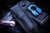 John Gray Custom Splitter Barked Anodized Titanium, Nitro V Tanto Satin Blade