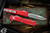 Microtech Ultratech OTF Automatic Knife Red 3.4\" Drop Point Stonewash 121-10RD