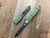 Microtech Ultratech Green Contour Smooth DE Black 122-1CCOD