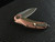 MICROTECH MARFIONE CUSTOM KNIVES MATRIX TRILLUM COPPER MIRROR POLISH
