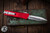 Microtech Combat Troodon OTF Automatic Knife Red 3.8\" Dagger Stonewash Serrated 142-11RD