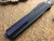 Marfione Cypher MK/7 Black Alloy Purple Haze Accents 4" Dark Matter M390 Blade Show 2018