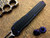 Marfione Cypher MK/7 Black Alloy Purple Haze Accents 4" Dark Matter M390 Blade Show 2018