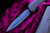 Microtech Custom/Marfione Cypher Black OTF Blued Mosaic Damascus