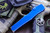 Microtech Halo 6 VI Blue Distressed OTF Hellhound Apocalyptic 519-10DBL