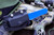 Microtech Halo 6 VI Blue Distressed OTF Hellhound Apocalyptic 519-10DBL