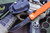 Microtech Halo 6 VI Orange OTF Signature DLC Tanto 250-1DLCORS