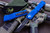 Microtech Combat Troodon Blue OTF 3.8" S/E Serrated 143-2BL