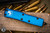 Microtech UTX-85 OTF Automatic Knife Blue 3.1" Tanto Black 233-1BL