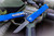 Microtech Troodon Blue OTF 3" Stonewash Serrated 139-11BL