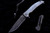 RJ Martin Custom Overkill Milled Titanium Flipper Damascus Blade