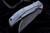 RJ Martin Custom Overkill Milled Titanium Flipper Damascus Blade