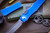 Microtech Halo 6 VI Distressed Blue OTF Tanto Apocalyptic 250-10DBL