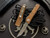 Microtech UTX-85 Tan OTF Stonewash M390 Tanto 233-10OR