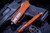 Microtech Troodon OTF Automatic Knife Orange D/E 3" 204P Dagger Satin 138-4OR