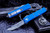 Microtech UTX-85 Blue OTF Automatic Knife 3" Satin Tanto 233-4BL