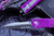 Microtech Troodon OTF Automatic Knife Violet 3" 204P Satin D/E Dagger Serrated 138-5VI