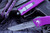 Microtech Troodon OTF Automatic Knife Violet S/E 3" Stonewash Serrated 139-11VI