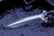 Jim Burke Balisong Flamed Titanium Latchless