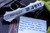 Burn Knives Vengeance  OTF Abalone Inlay Dagger Polished