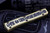 Marfione Custom Ultratech Brass/Snakeskin CF Mirror Polish Dagger