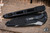 Microtech Socom Elite Automatic Folding Knife 4\" M390 Tanto Black Serrated 161A-2T