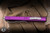 Microtech Ultratech OTF Knife Violet Aluminum 3.4" Drop Point Satin 121-4VI