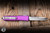 Microtech Ultratech Auto OTF Knife Violet Aluminum 3.4" M390 Satin 121-4VI