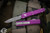 Microtech Ultratech OTF Automatic Knife Violet 3.4\" Stonewash Drop Point 