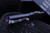 Microtech Custom/Marfione UTX-70 OTF Purple Haze Hellhound Mirror Polish