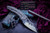 Borka Blades Stitch Grey Barked Titanium Rock Pattern Satin M390