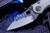 Borka Blades Stitch Grey Titanium, Bronze Collar, Rock Backspacer Satin (2019 Blade Show)