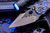 Borka Blades Stitch Flame Anodized Titanium Rock Backspacer, Bronze M390 (2019 Blade Show)