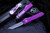 Microtech Ultratech OTF Automatic Knife Violet 3.4" Tanto Stonewash 123-10VI