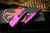 Microtech Troodon OTF Automatic Knife Violet S/E 3\" Drop Point Black 139-1VI