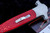Burn Knives Hammerhead OTF Red Dragonskin Inlay (5" Dagger Polished)