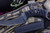 Bastinelli Knives Mako Black Cord Bronze Menuki 4" Dark Stonewash